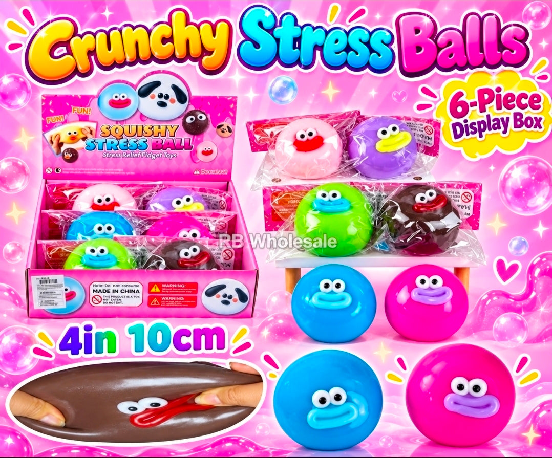 6PC CRUNCHY FACE BALL