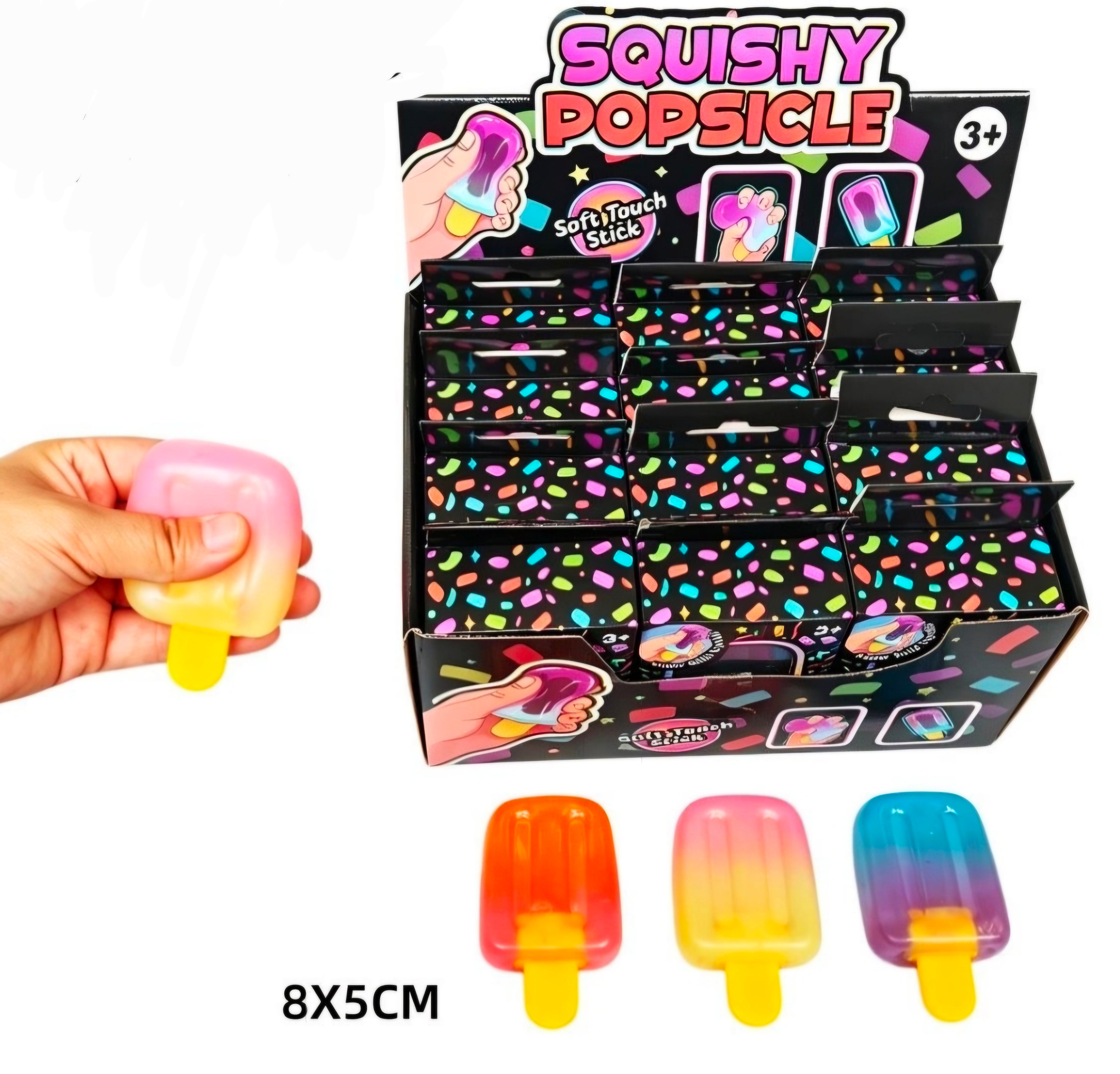 12pc Squishy popcicle