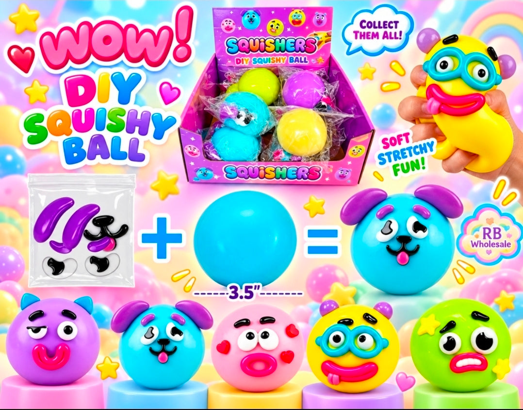 10pc Big Squishy Ball