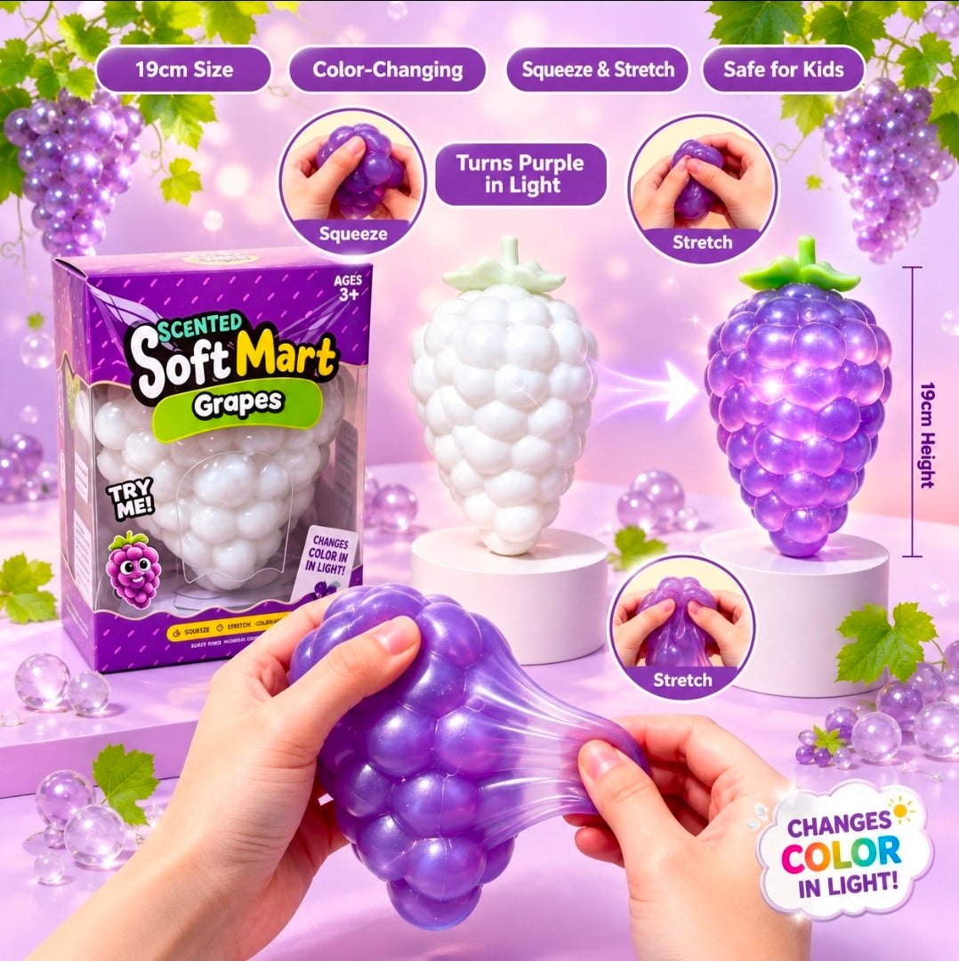 3pc Changing Color Grape 🍇
