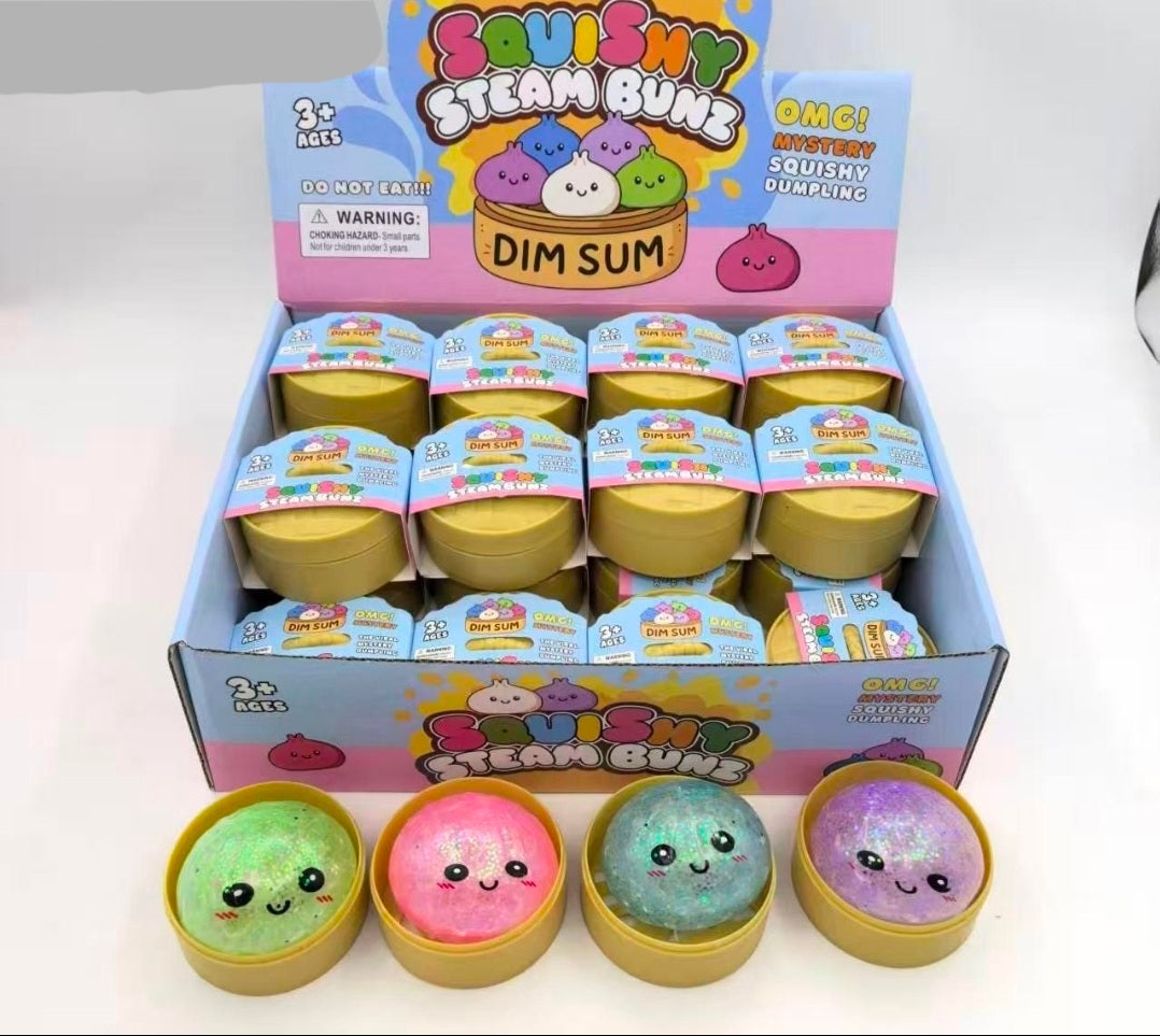Mini steam Bun squishy