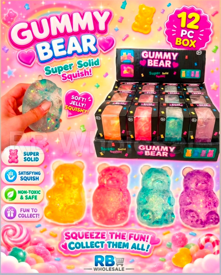 12PC Sugar Gummy Bear 🐻