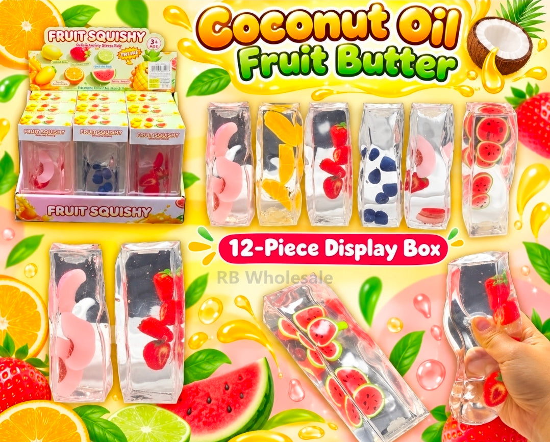 12pc Coconut Oil Fruit Butter