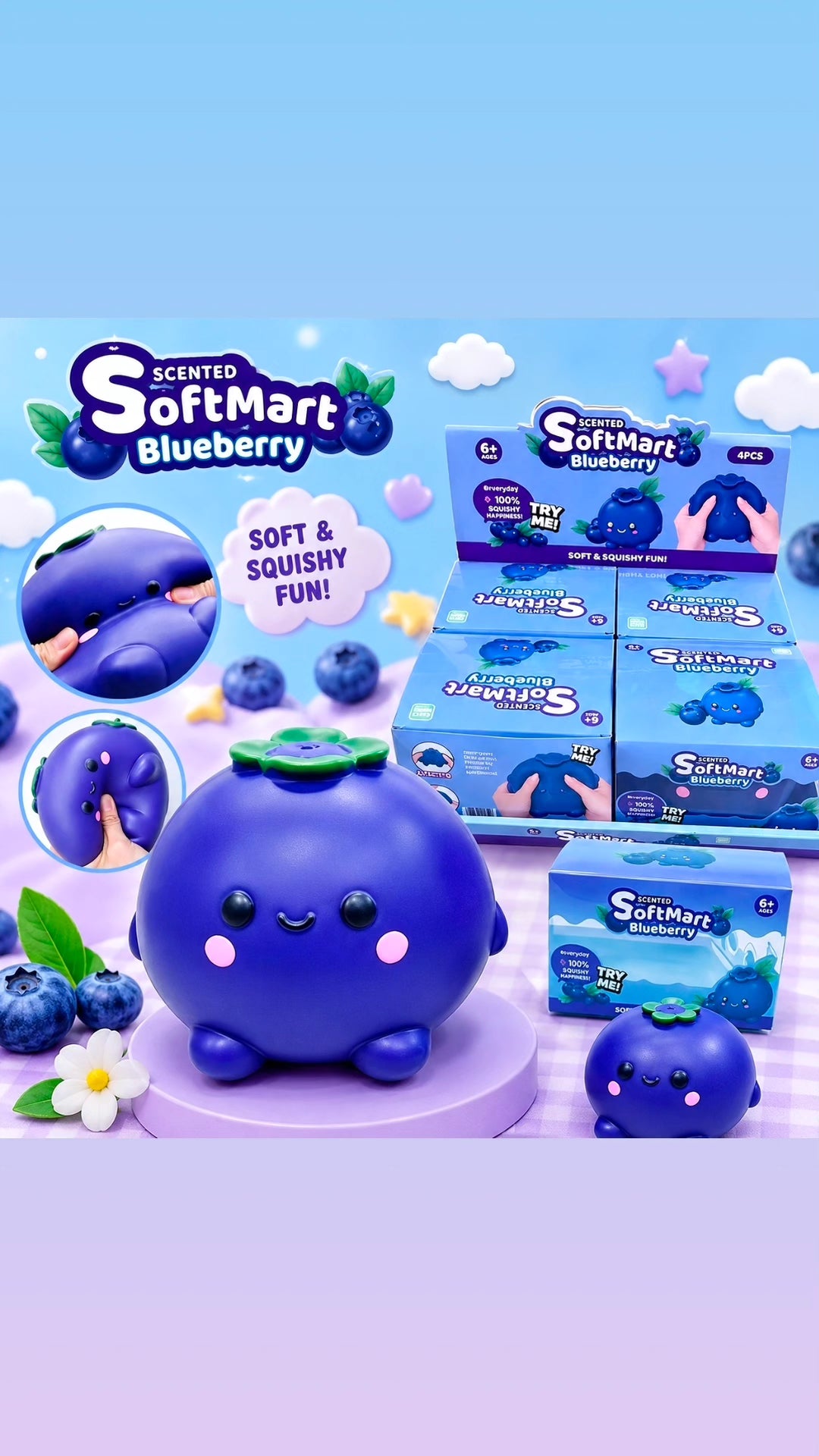 3pc Jumbo blueberry