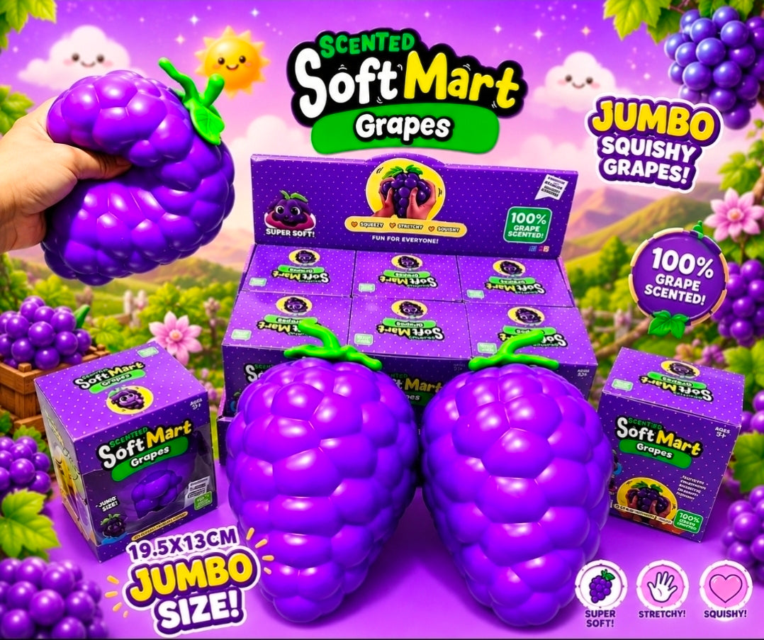 6pc Big Scented Grape 🍇