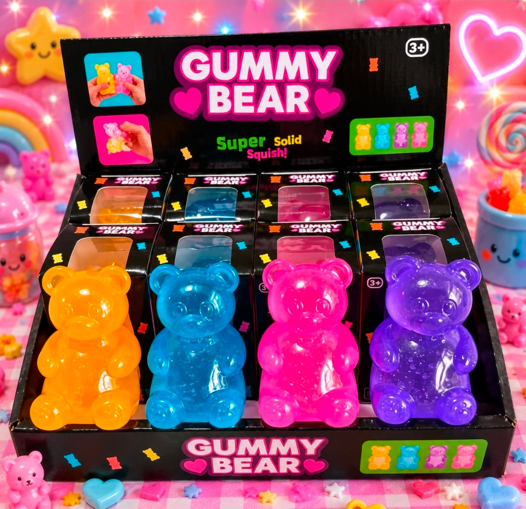 12PC BOX COLOR GUMMY BEAR