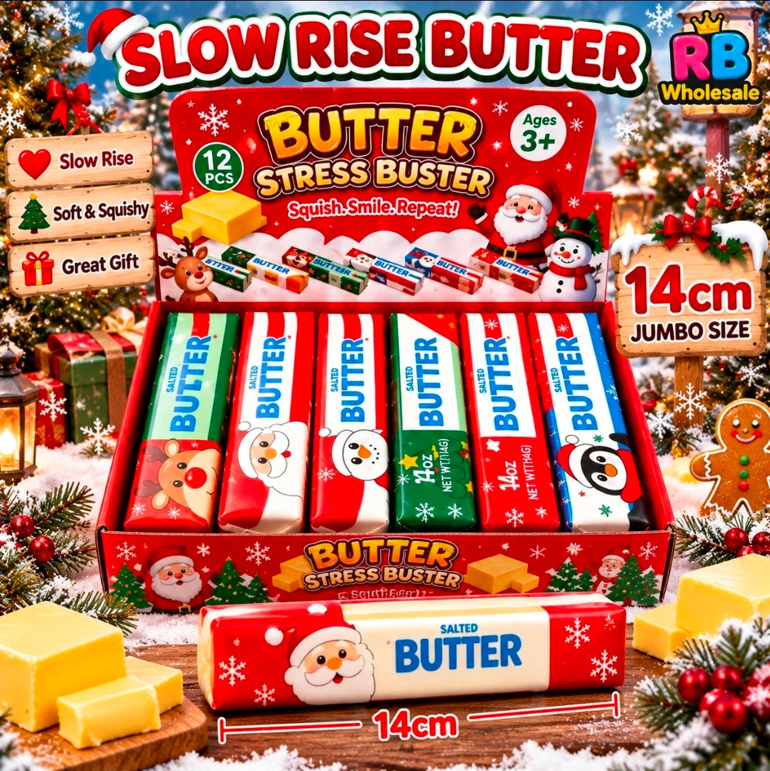 12PC Christmas Butter 14cm 🧈