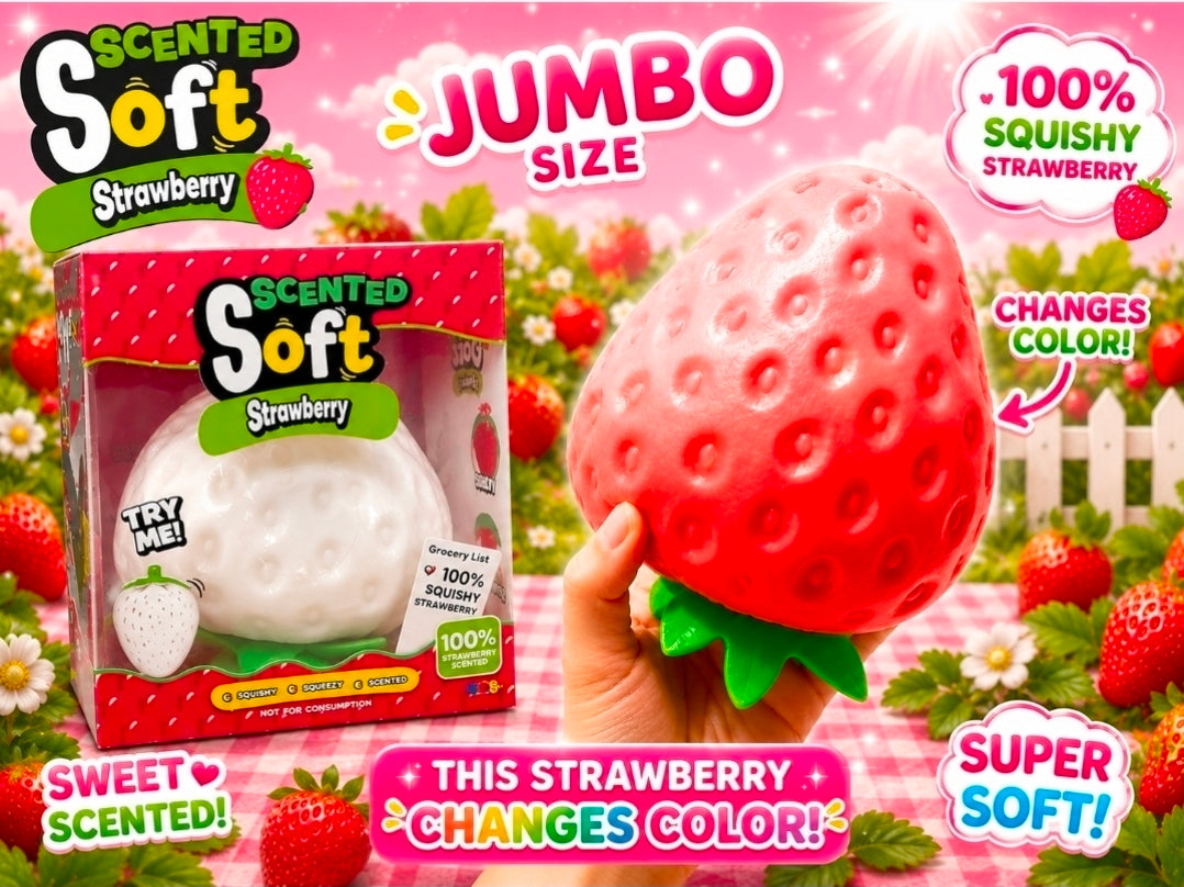 3pc Changing color Strawberry 🍓