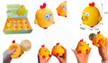 12pc chicken bubble toy