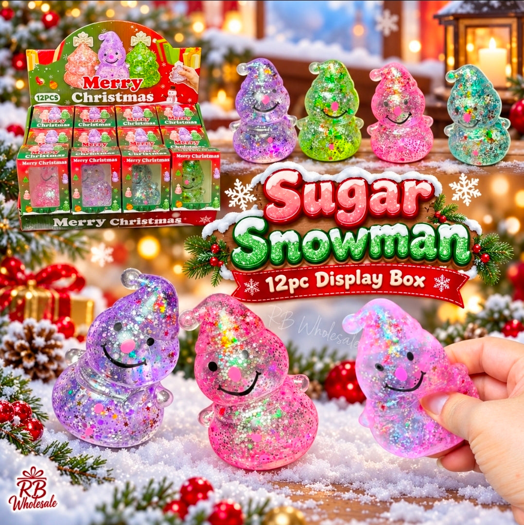 12PC Christmas Sugar Snowman ⛄️