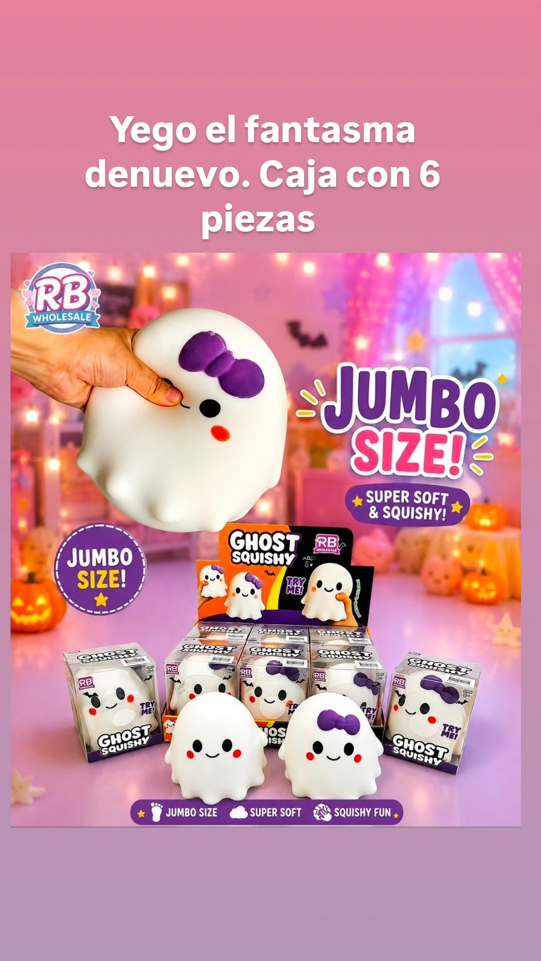 6pc Jumbo GHOST 👻