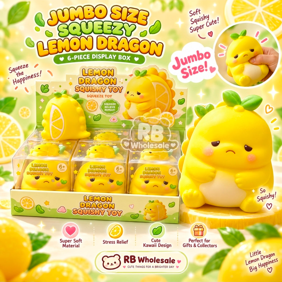 6pc Cute Lemon 🍋 Dragon
