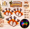 12PC LED Reindeer Headband